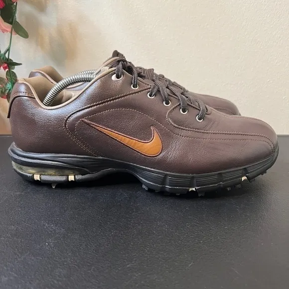 🌹 Nike Air Zoom Revive Mens Size 8.5 Casual Golf Shoes 317450-221 Soft Spikes