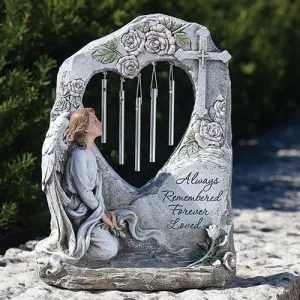 11.25"H Memorial Angel Garden Chime