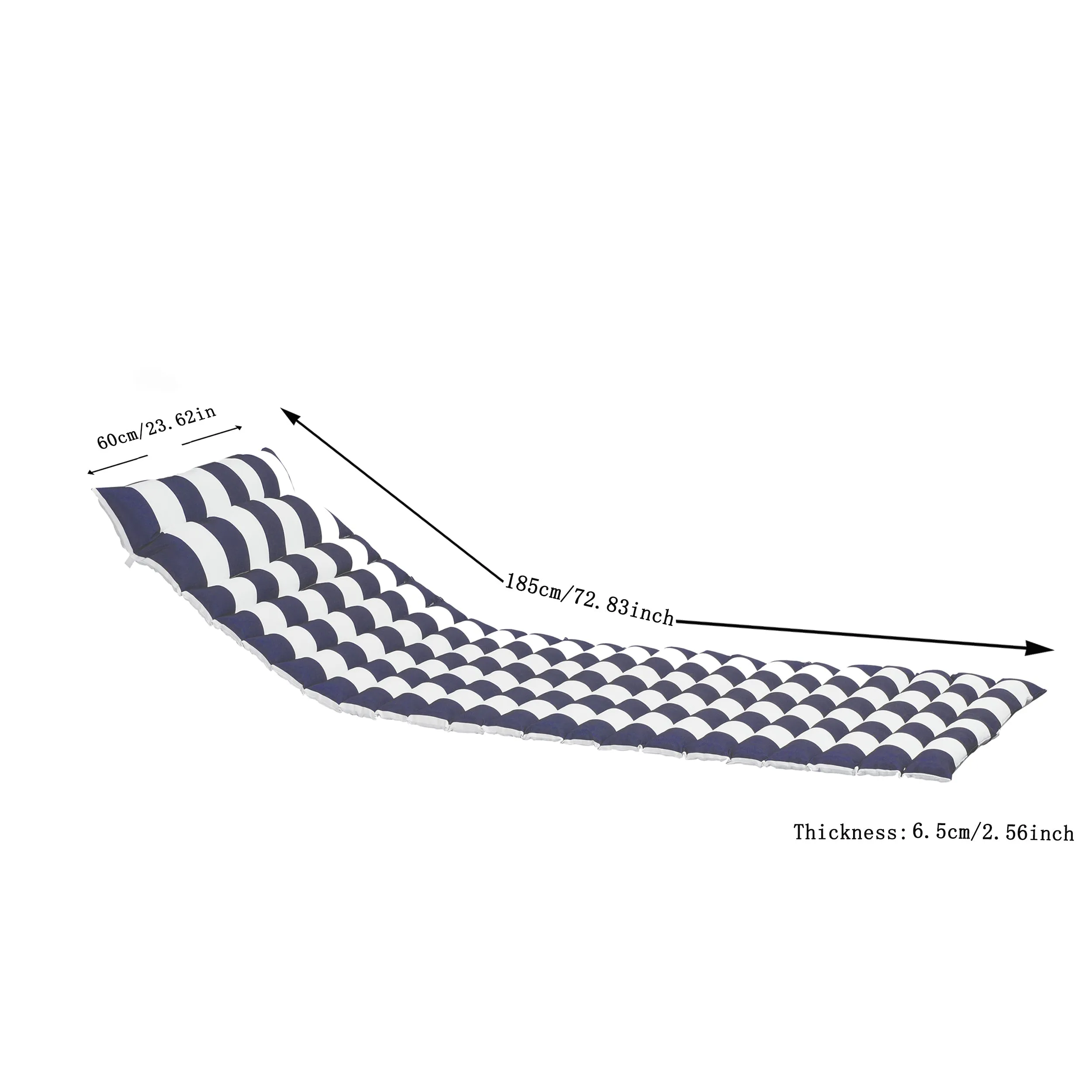 2 PCS Outdoor Lounge Chair