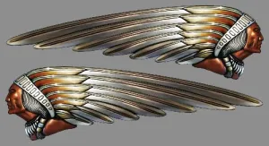 2 X INDIAN MOTORCYCLE IZ017