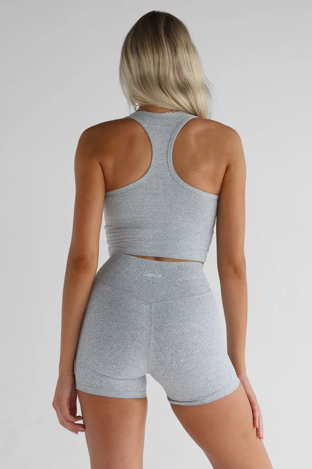 5" Signature Bike Shorts - Marl Grey