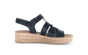 '64.552.27' women's sandal - black