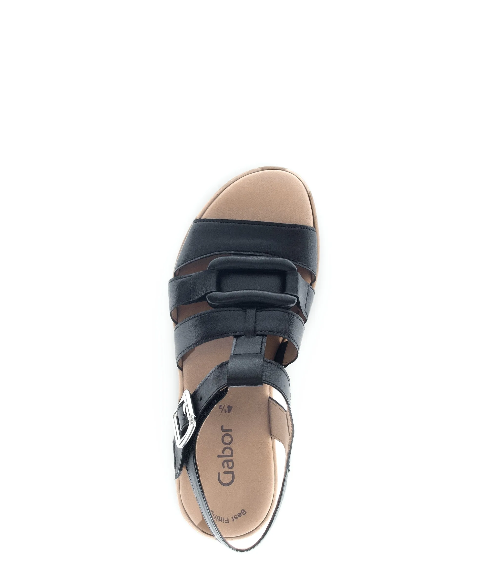 '64.552.27' women's sandal - black