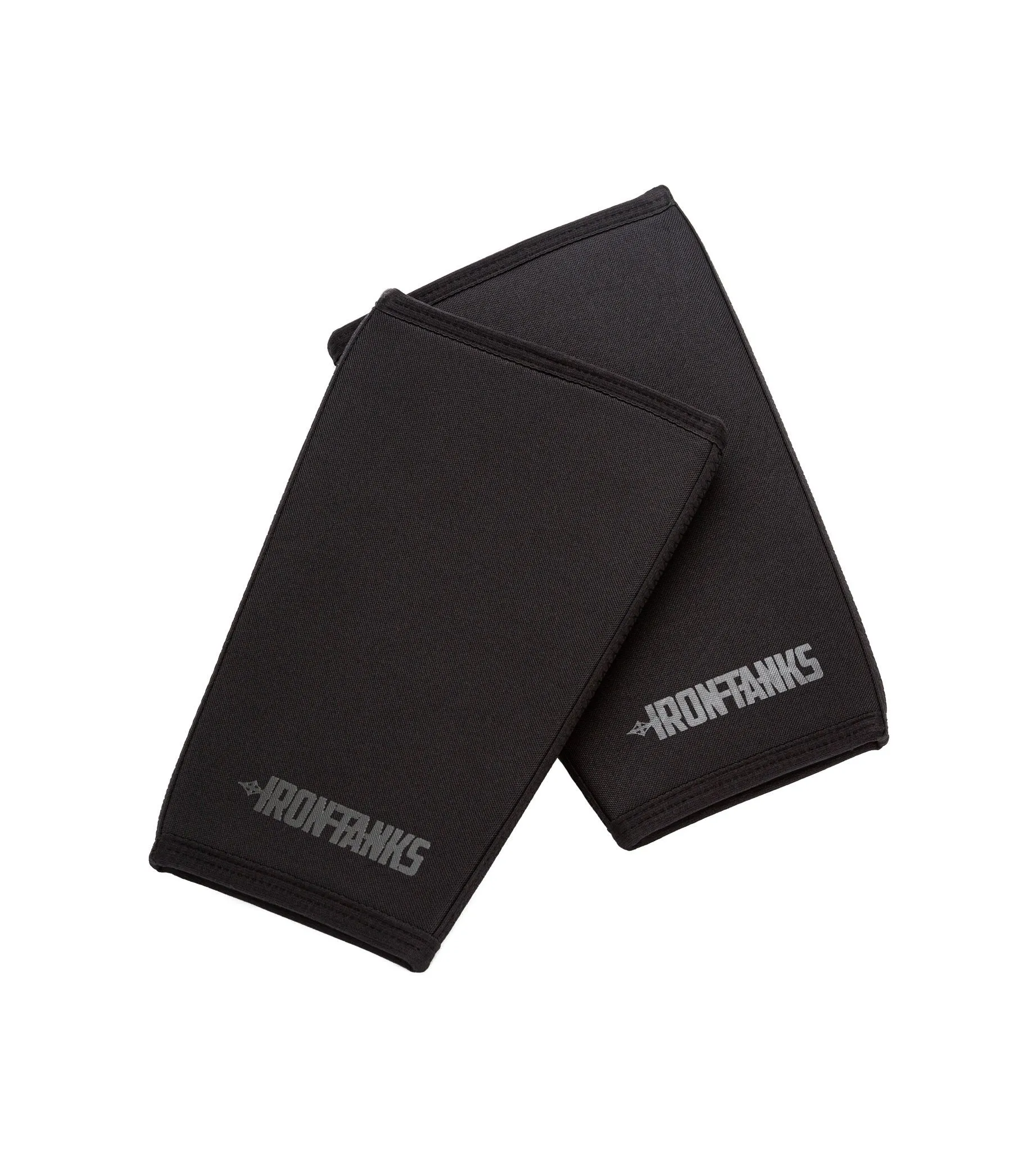 7mm Iron Knee Sleeves V2 - Immortal Black