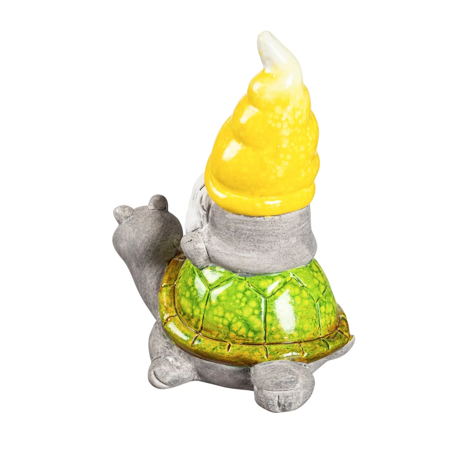 8"H Terracotta Traveling Gnome and Garden Friends Garden Statuary, 2 ASST,2cg391