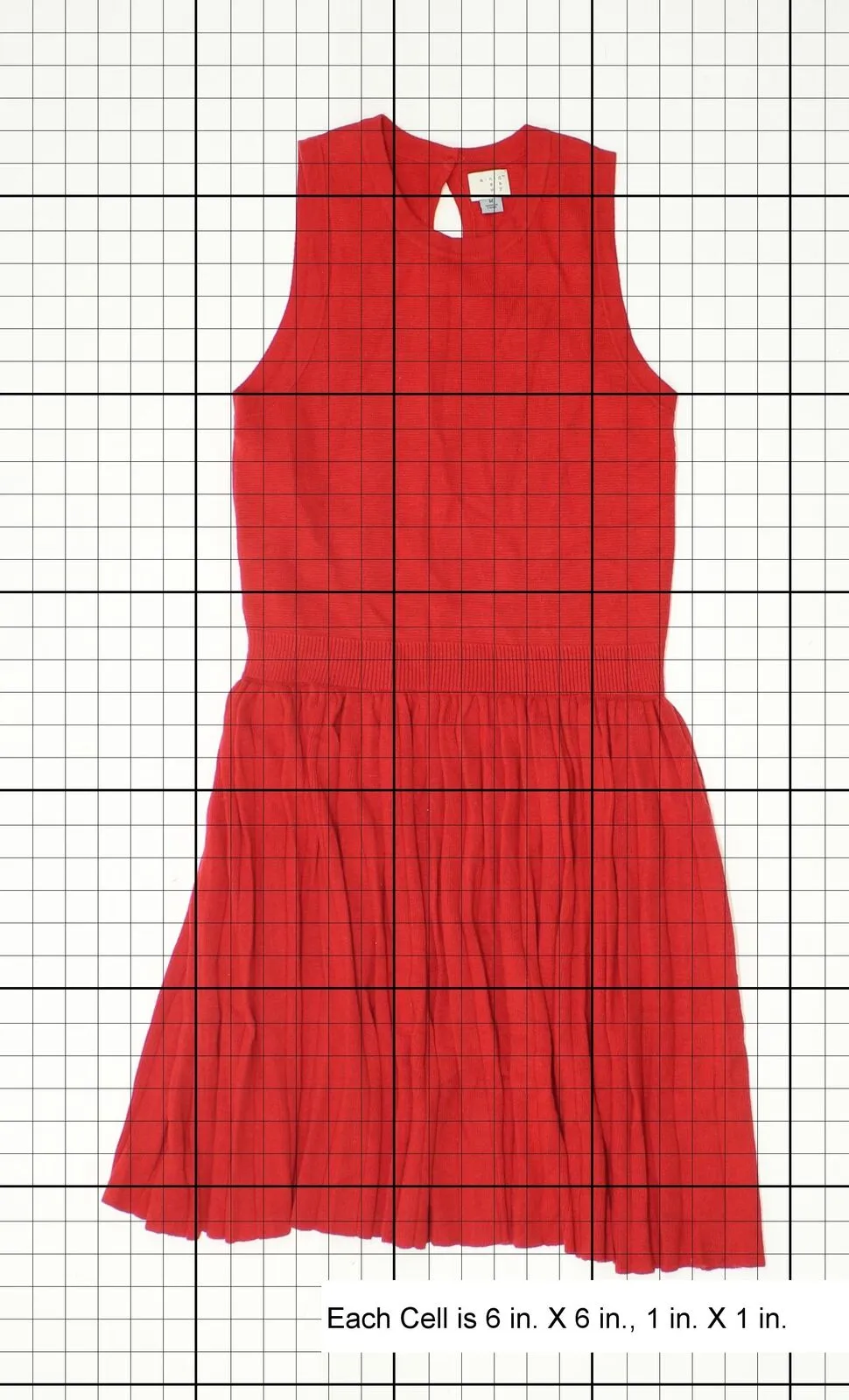 A New Day Women's Textured Sweater Dress Red Medium