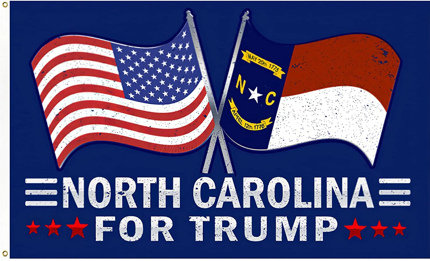 ANUFER Double Sided Donald Trump 2024 President Election Flag America States Voting Flag 3x5 foot with Grommets Pattern 19
