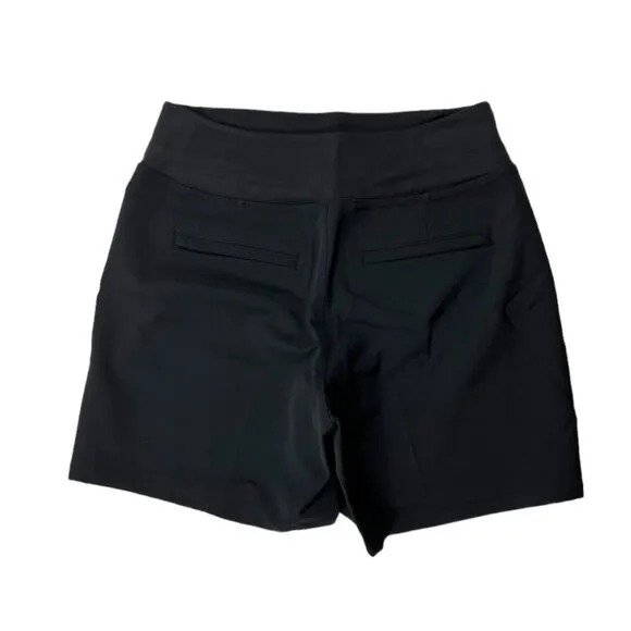 Athleta Endless Pleated Black Moisture Wicking Skort Size 8 NWT MSRP $79