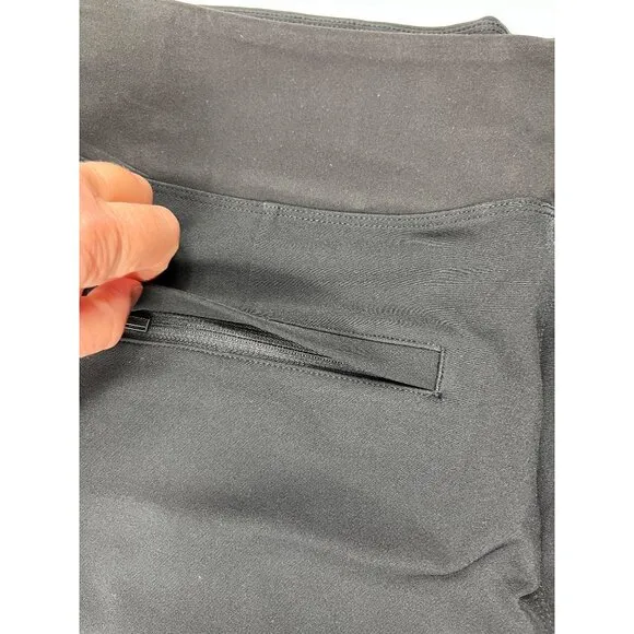 Athleta Endless Pleated Black Moisture Wicking Skort Size 8 NWT MSRP $79