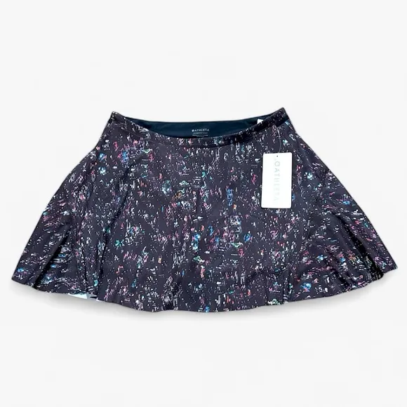 Athleta Match Point Women’s Printed Skort in Supersonic Tenniscore Size Medium