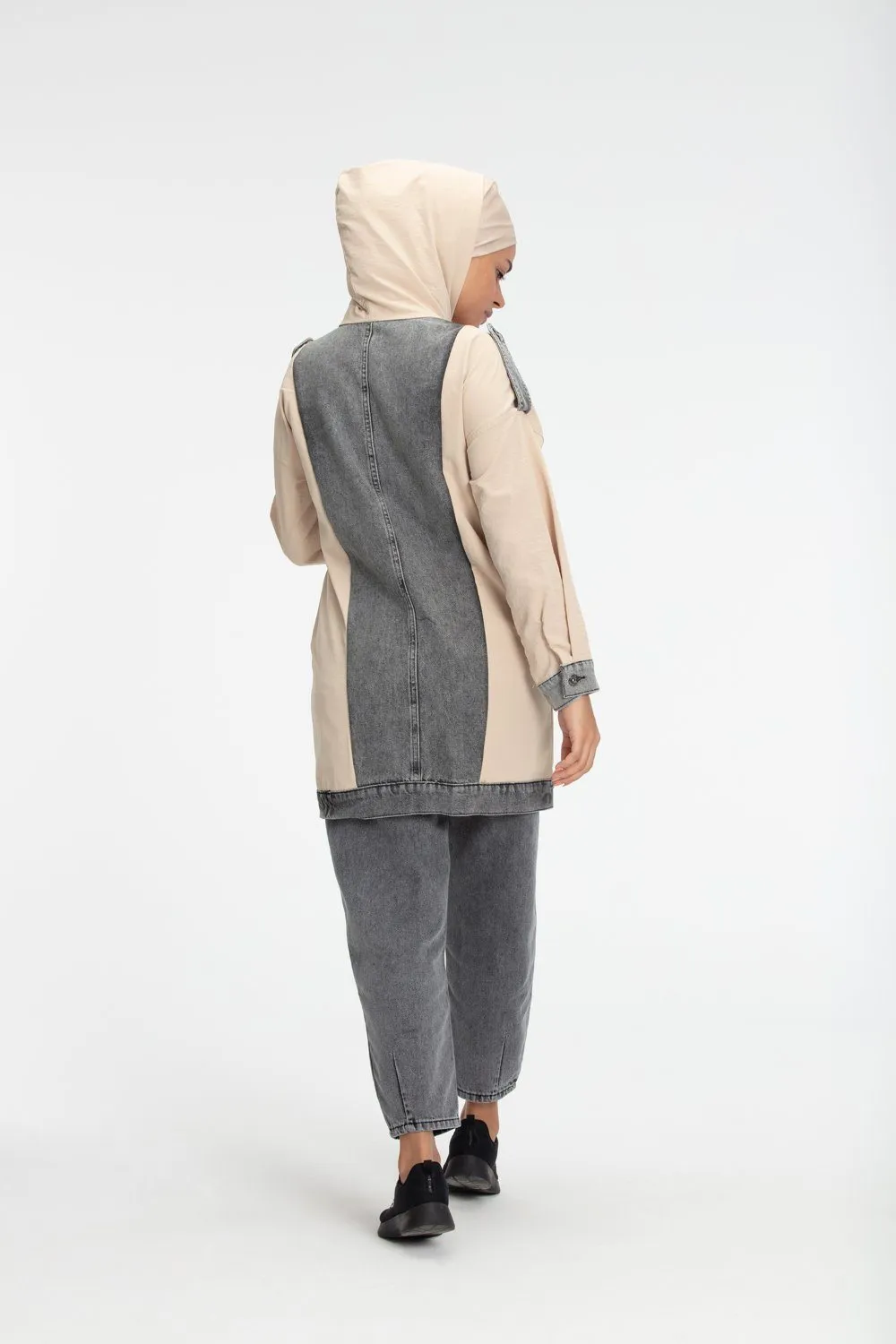 Azamin Modest Jeans Top | Blush