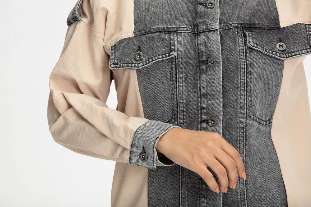 Azamin Modest Jeans Top | Blush