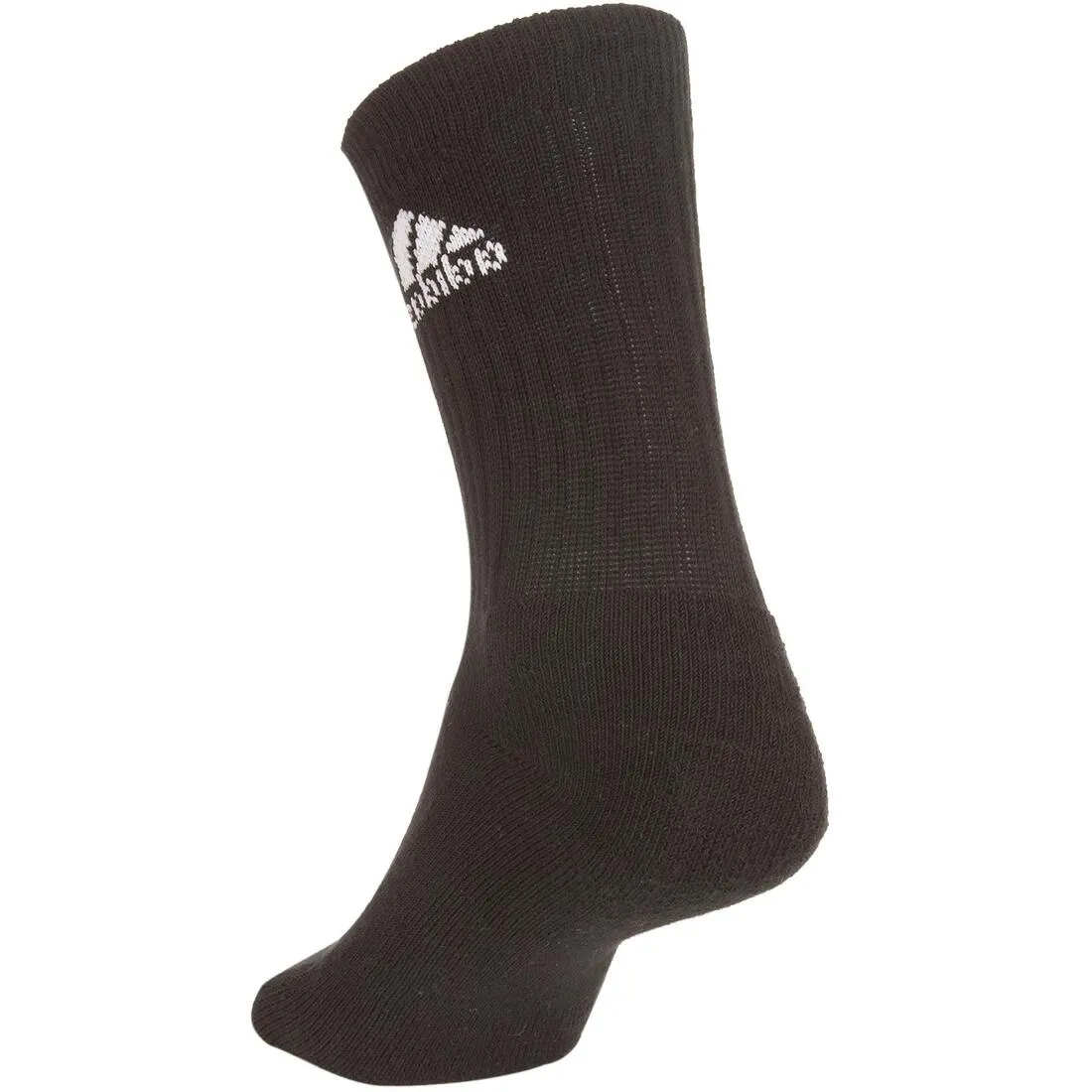Basic High Tennis Socks Tri-Pack - Black