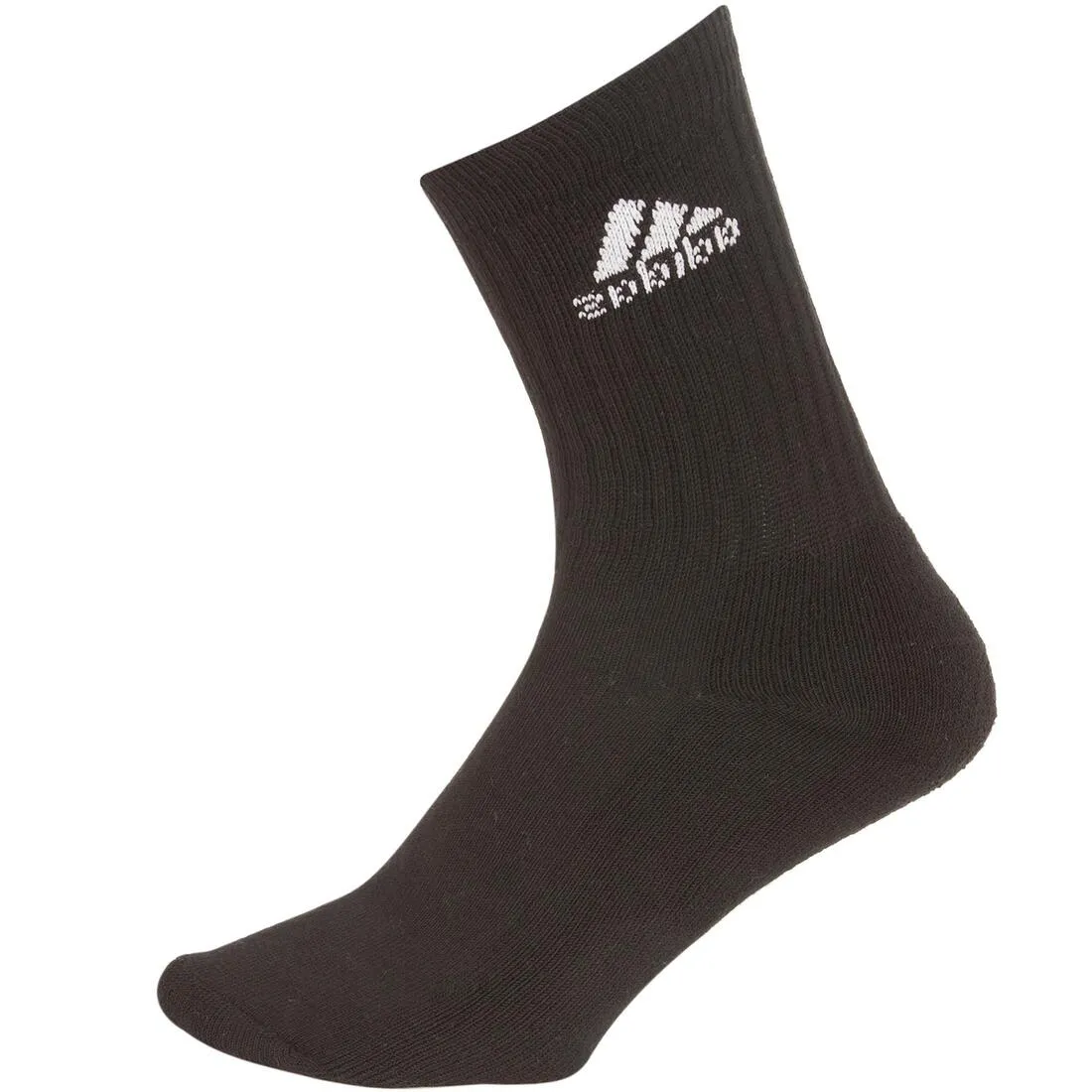 Basic High Tennis Socks Tri-Pack - Black