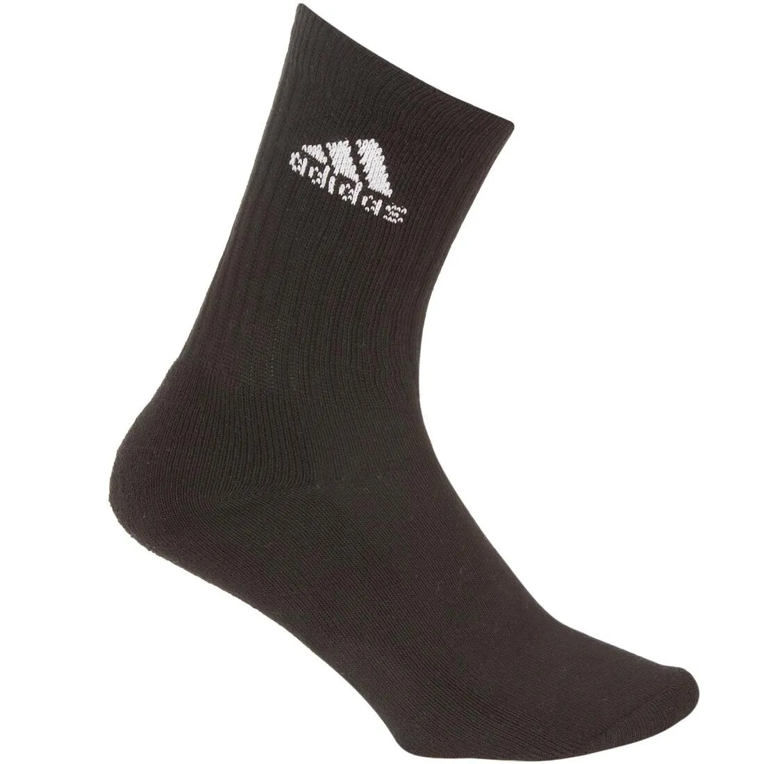 Basic High Tennis Socks Tri-Pack - Black