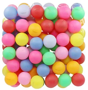 Beer Ping Pong Balls Assorted Color Table Tennis Balls (50 Pack)