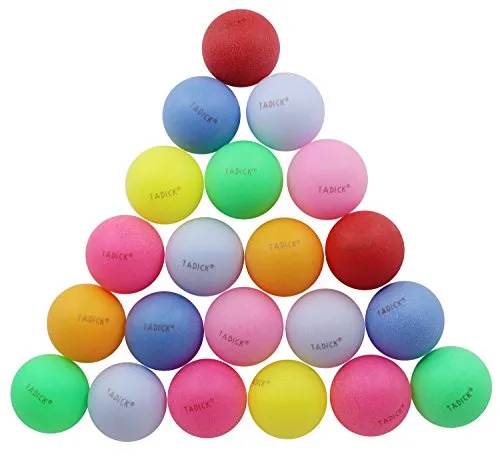 Beer Ping Pong Balls Assorted Color Table Tennis Balls (50 Pack)