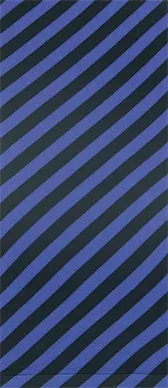 Bias Stripe on Periwinkle Knee Highs