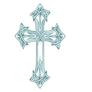 Biker Cross Tattoo