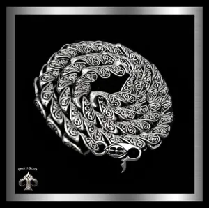 Biker Necklace Viking Chain Sterling Silver 1/2 Pound