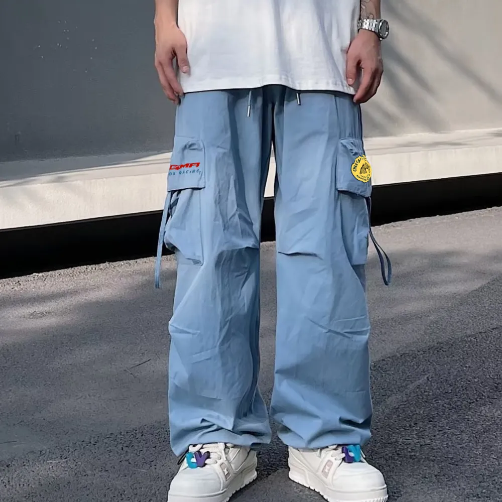 Biker Pocket Drawstring Sweatpants