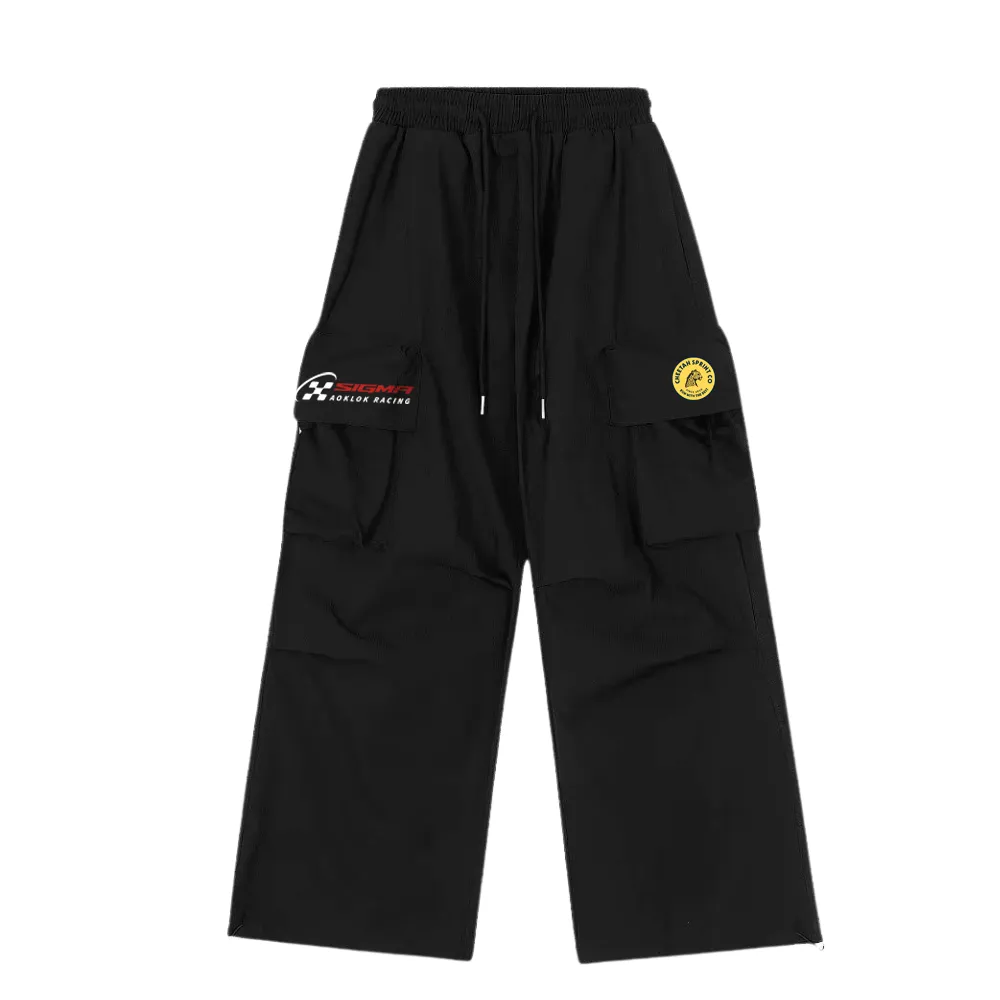 Biker Pocket Drawstring Sweatpants