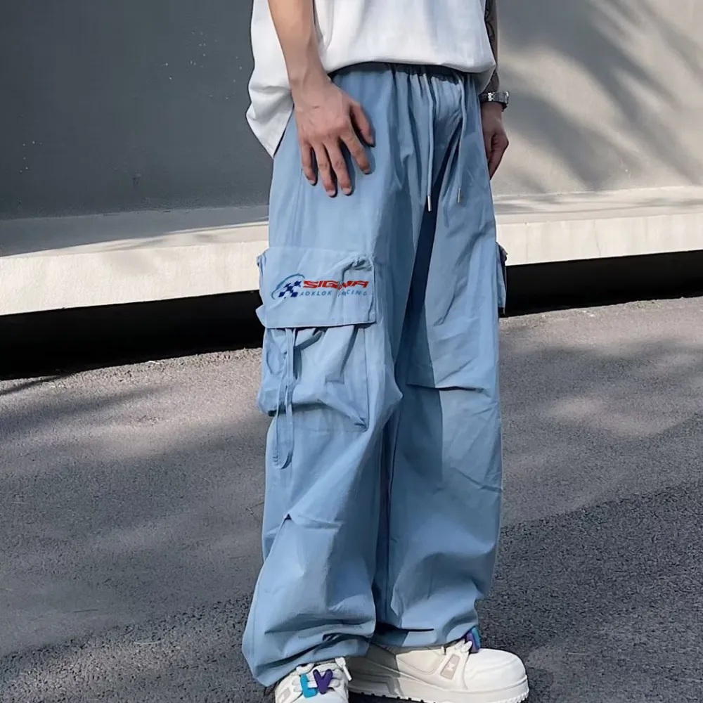 Biker Pocket Drawstring Sweatpants