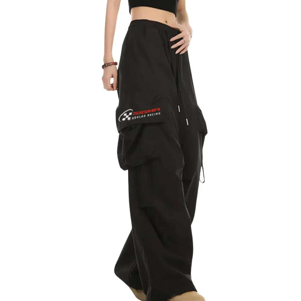 Biker Pocket Drawstring Sweatpants