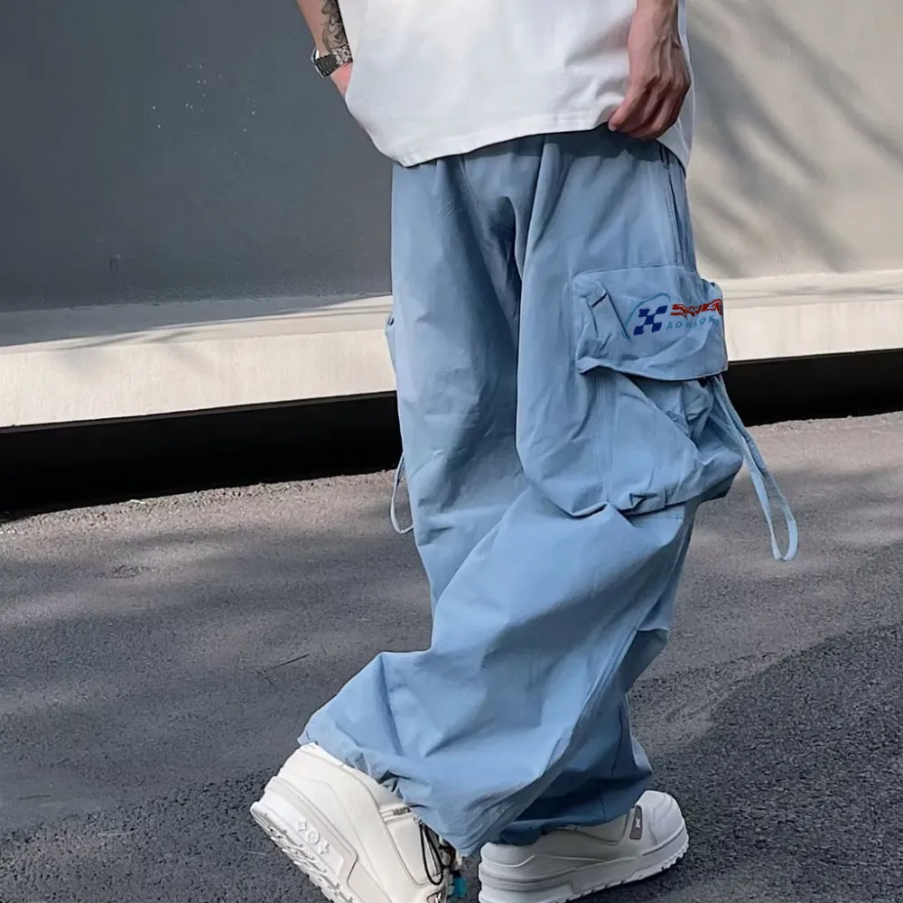Biker Pocket Drawstring Sweatpants