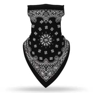 Black Biker Bandana