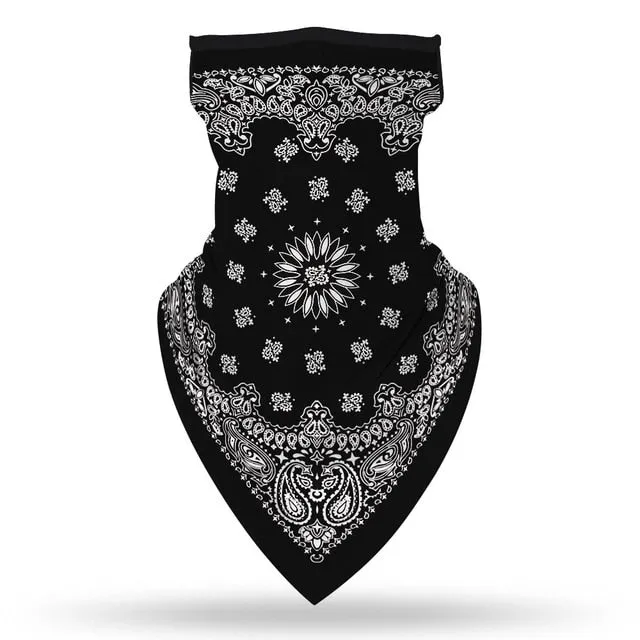 Black Biker Bandana