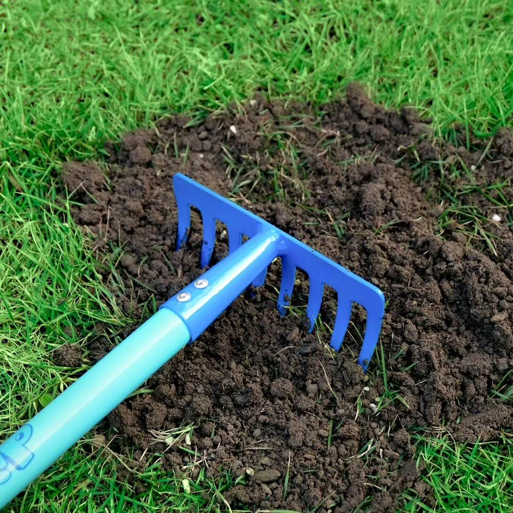 Blue Dinosaur Kids Gardening Set|Complete Metal Wheelbarrow & Tool Kids Gardening Kit Age 3 