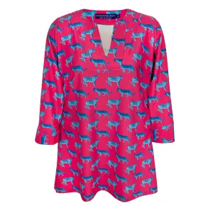 Boca Tunic Top in Cougar Romp Pink