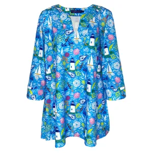 Boca Tunic Top in Harbor Lights