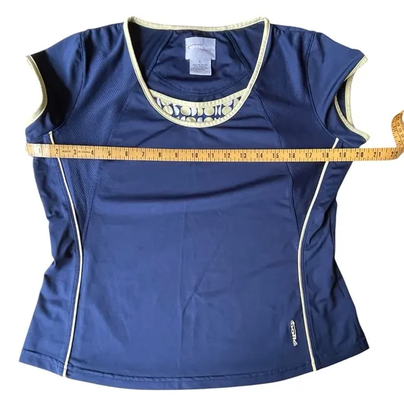 Bolle Two-Piece Navy Tennis Outfit Top and Skort, Large