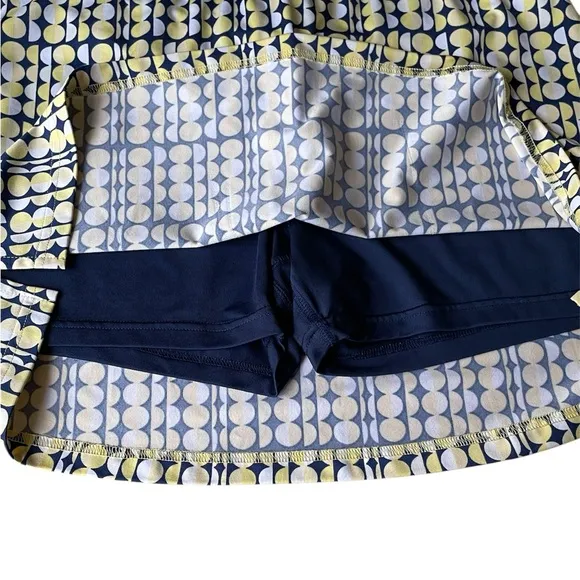 Bolle Two-Piece Navy Tennis Outfit Top and Skort, Large