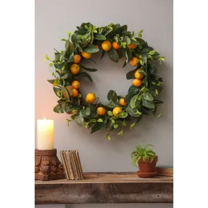 Bountiful Lemon Wreath, 24",84g639