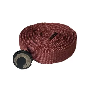 Burgundy straps