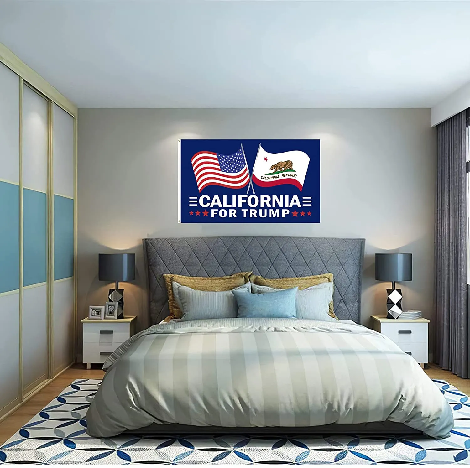 California for Trump Flag