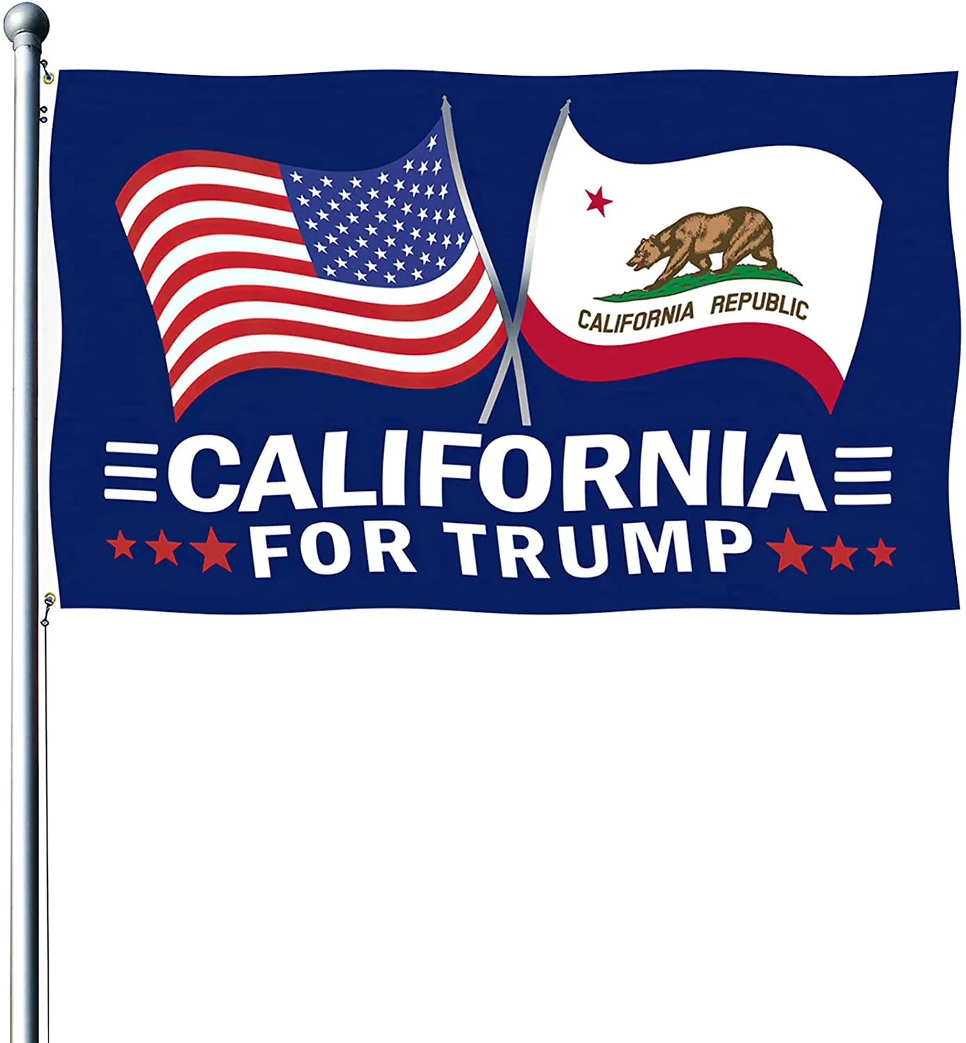 California for Trump Flag