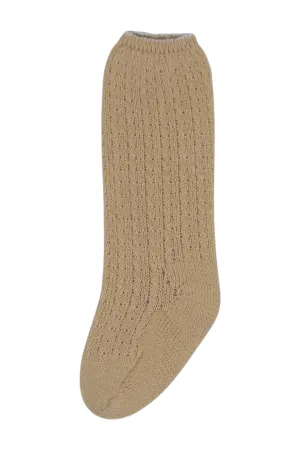Camel Knee High Socks