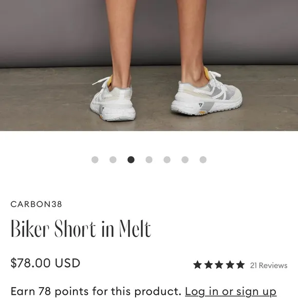 CARBON 38 bike shorts NWT