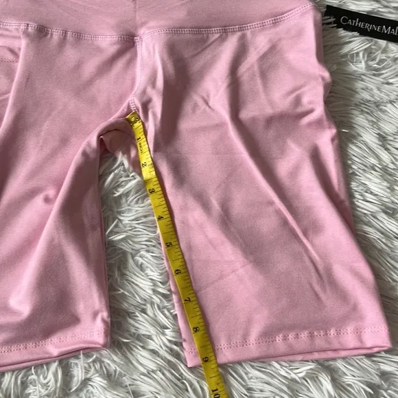 Catherine Malandrino 2 piece set Sports bra &amp; Biker shorts in Pink size Medium