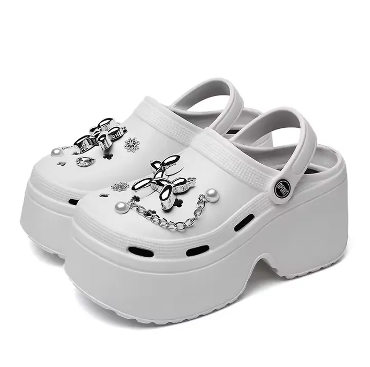ChicLift™ Chain Wedge Clogs