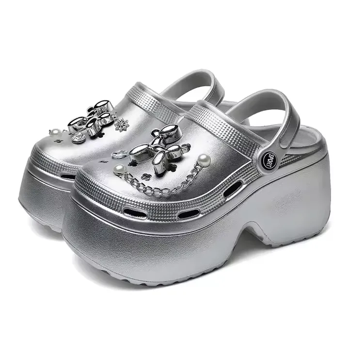ChicLift™ Chain Wedge Clogs