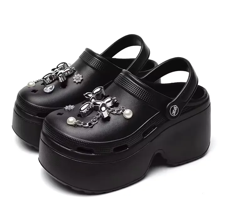 ChicLift™ Chain Wedge Clogs