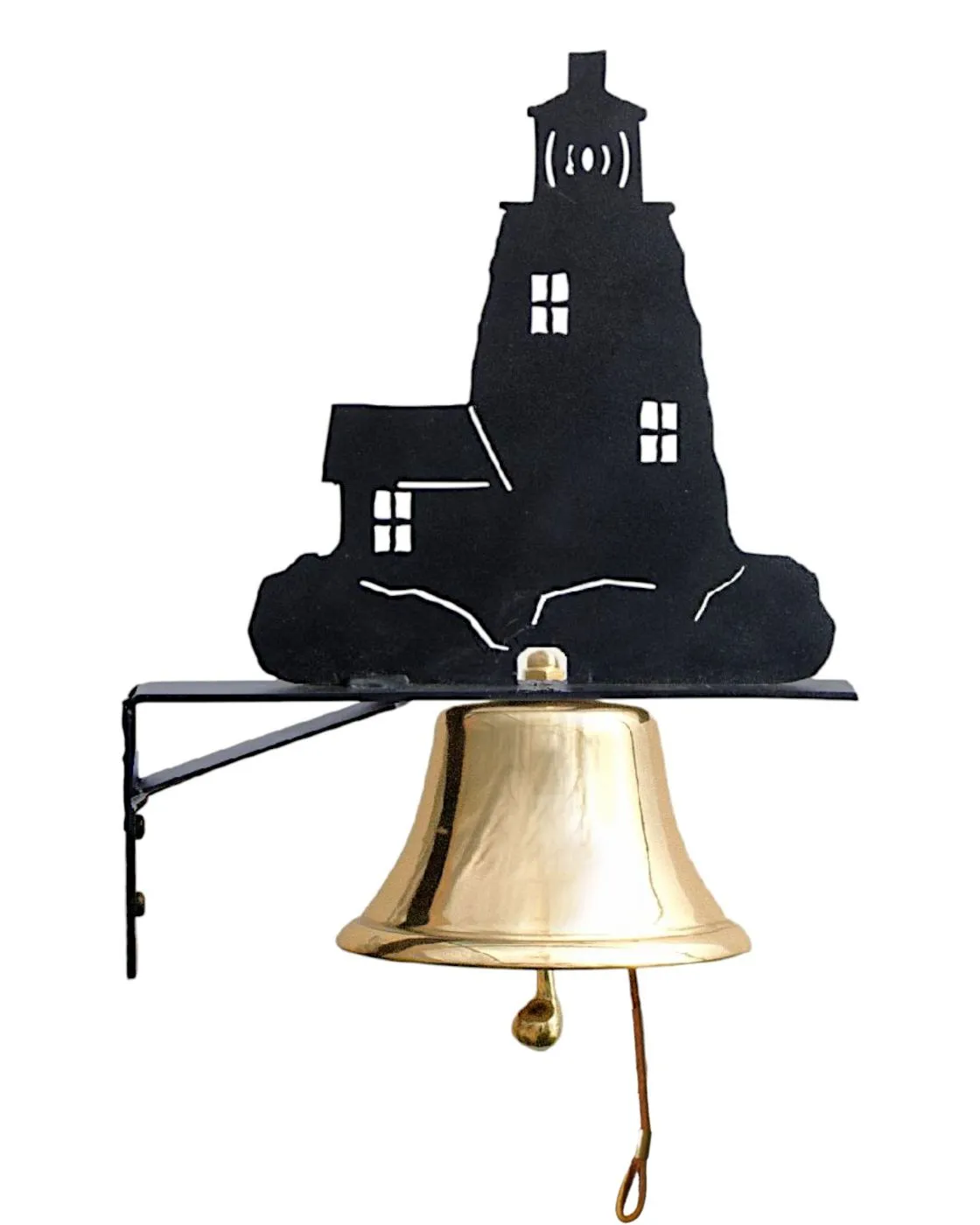 Classic Bevin Brothers Patio Bells with Silhouette Brackets
