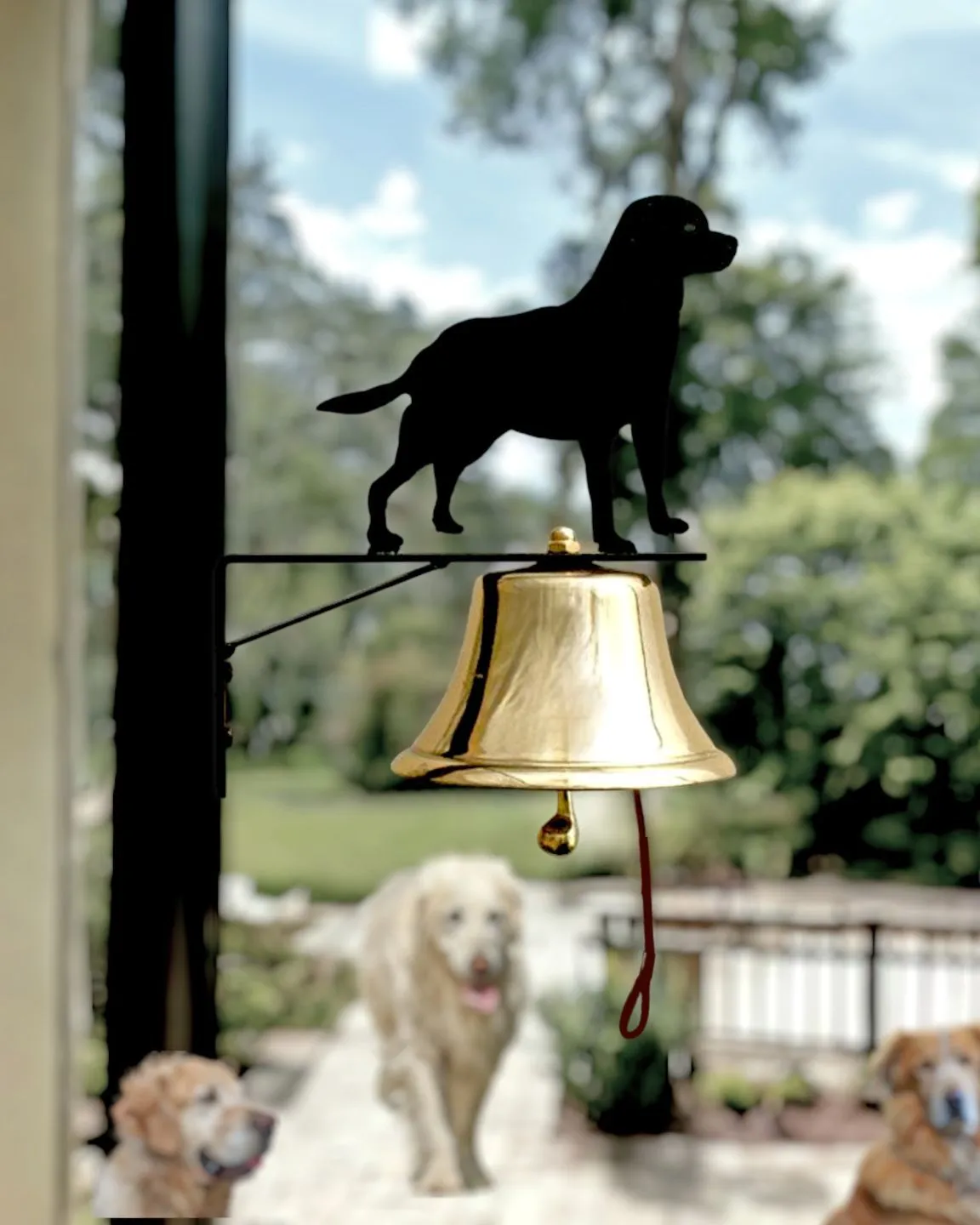 Classic Bevin Brothers Patio Bells with Silhouette Brackets