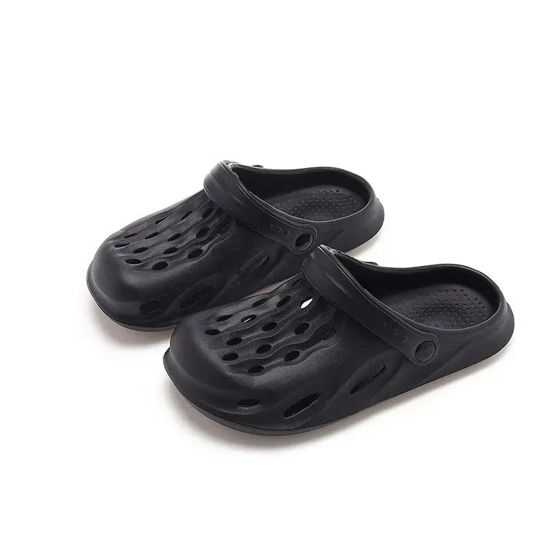 Clogs Women Sandals Summer Casual EVA Lightweight Outdoor Women's Shoes Anti Slip Thick Sole Beach Slides Couple Garden Shoes