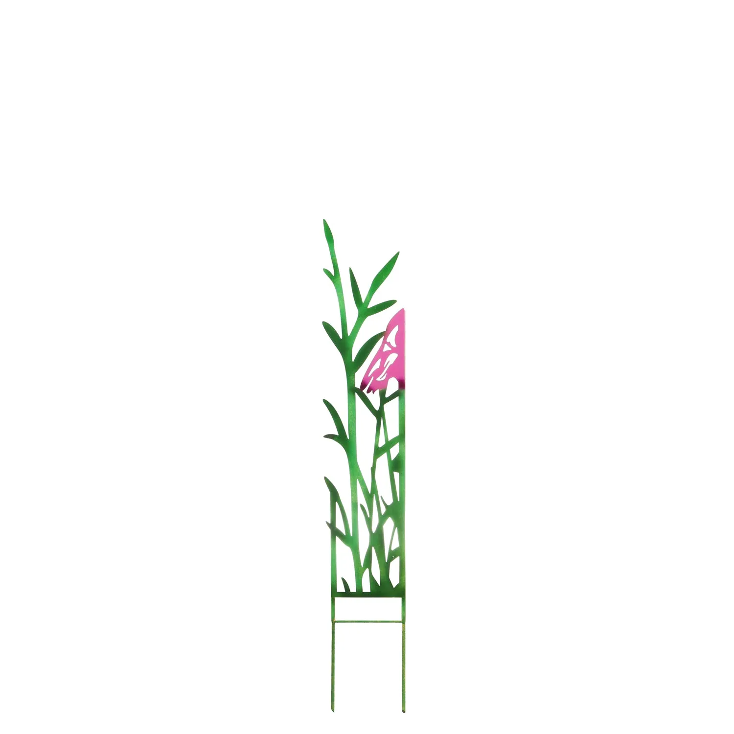 Colored Metal Panel Stakes, Flamingo,q56117